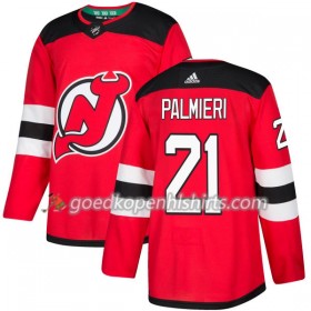 New Jersey Devils Kyle Palmieri 21 Adidas 2017-2018 Rood Authentic Shirt - Mannen